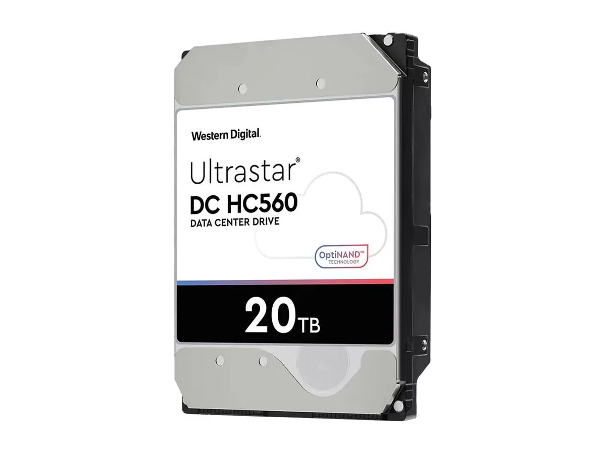 Western Digital Western Digital 0F38785 Ultrastar DC HC560 20TB 7200 RPM 512MB SATA 6.0Gb/s 3.5" internal hard drive — fotografia produktu