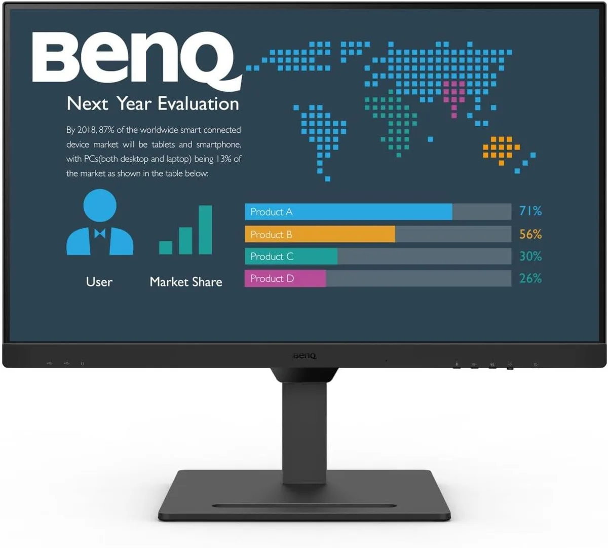 BenQ BenQ BL2790QT-R 27" 2K QHD 75Hz monitor — Produktfoto