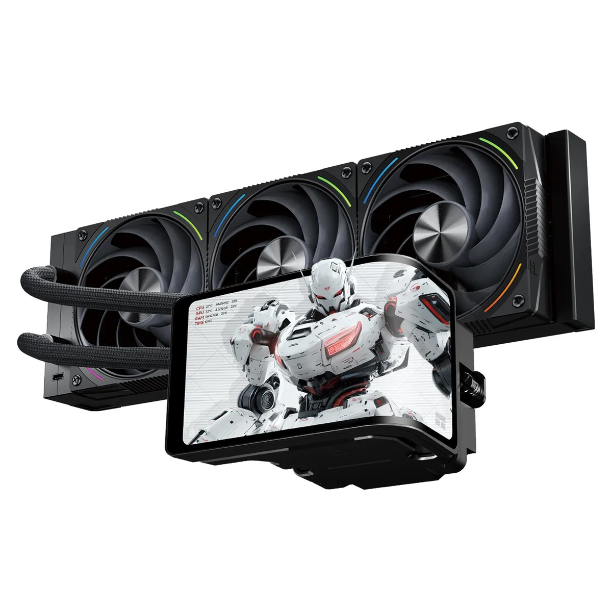 Thermalright Thermalright Wonder Vision 360 Turbo ARGB Black 360mm liquid cooler — 商品照片