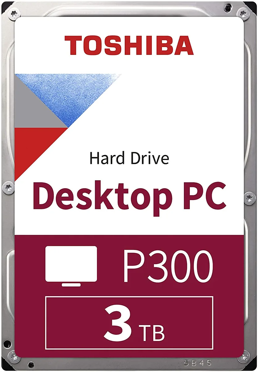 Toshiba Toshiba P300 HDWD130UZSVA 3TB internal hard drive 7200 RPM 64MB SATA 6.0Gb/s — product photo