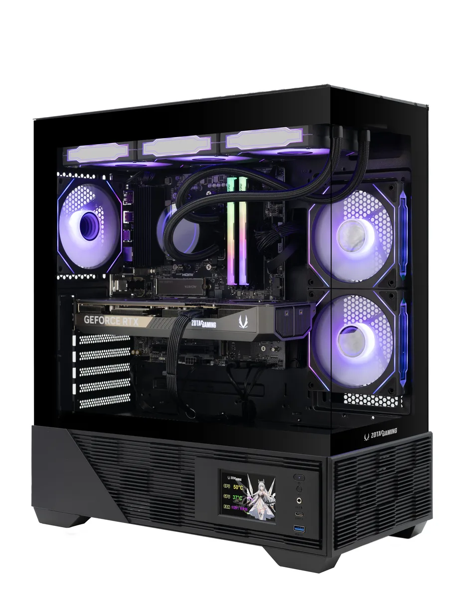 ZOTAC ZOTAC MEK5071A9700XBR3 gaming PC Ryzen 7 9700X RTX 5070 TI 32GB DDR5 1TB NVME — product photo