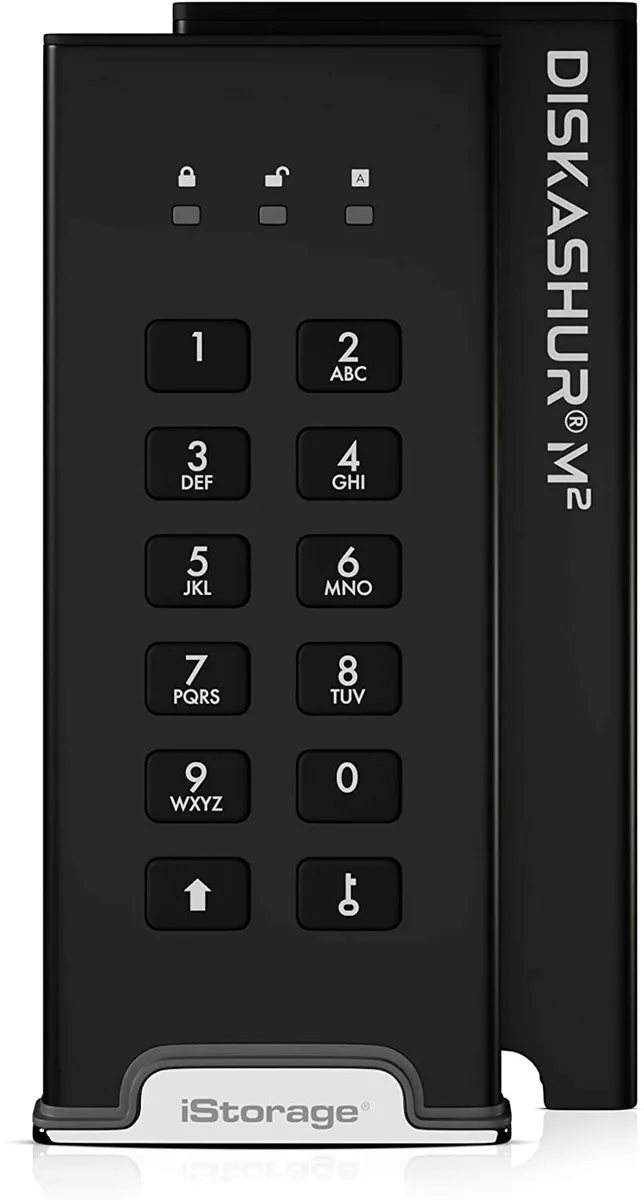 iStorage iStorage diskAshur M2 IS-DAM2-256-500 500GB portable SSD — תמונת המוצר