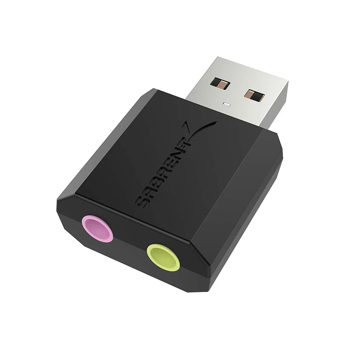 Sabrent AU-MMSA USB Stereo Sound Adapter 48 KHz 3D sound — 商品照片
