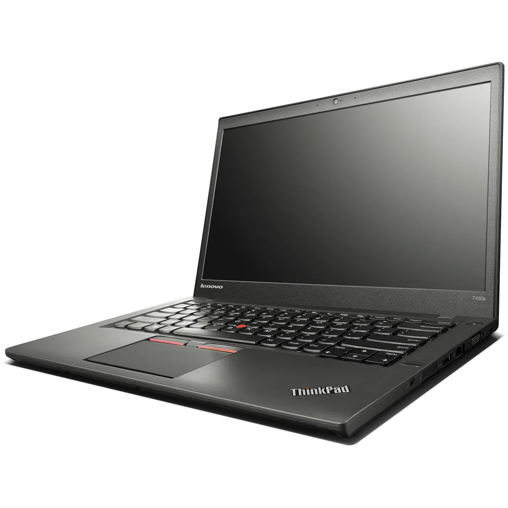 Black 14.0 inch Lenovo ThinkPad T460s laptop closed view