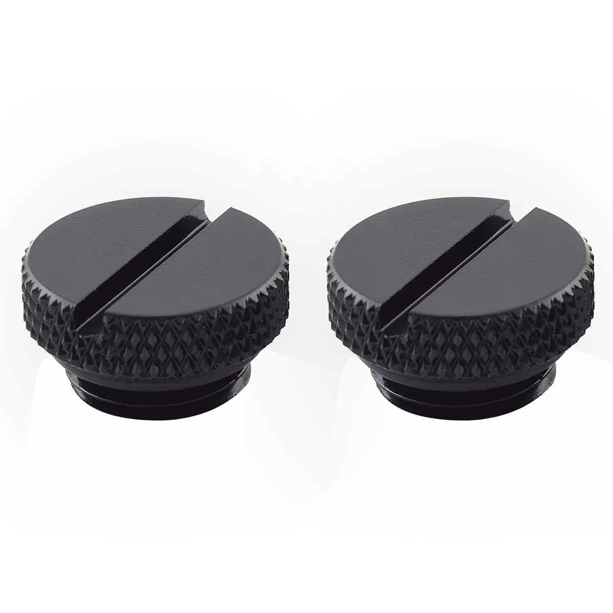 greenDracaena greenDracaena D-Stop-Black-2 G1/4" Brass/Copper Plug Fitting 2-Pack — fotografija izdelka