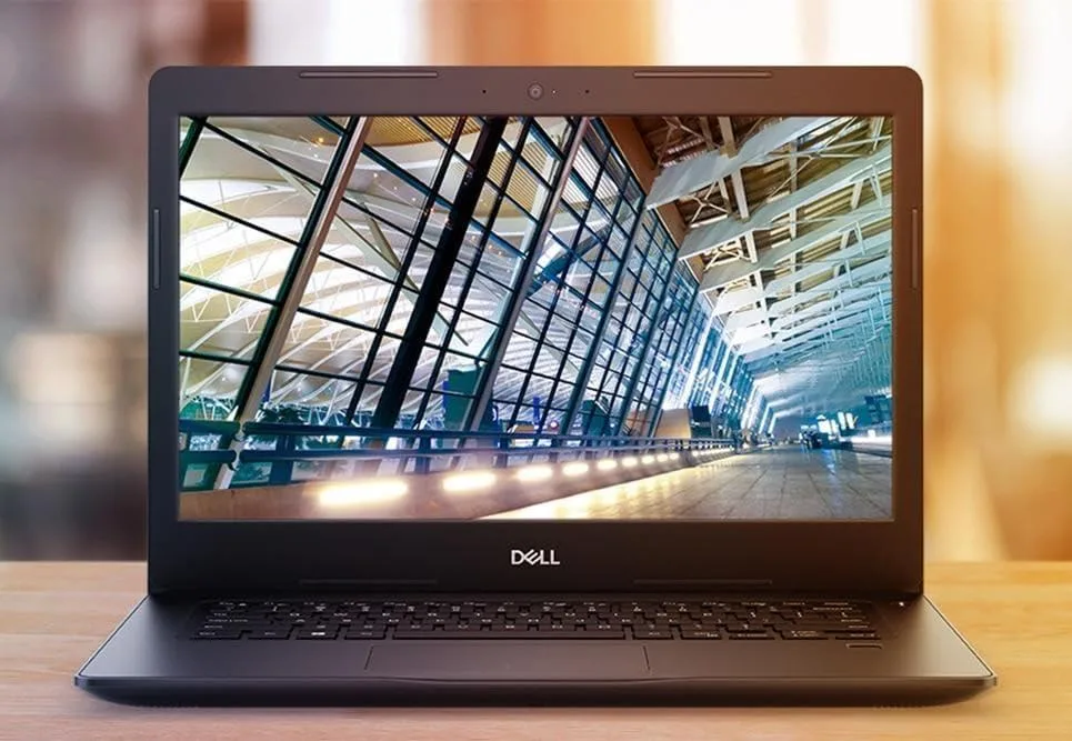Silver Dell Precision 3540 laptop, 15.6 inch FHD screen, visible cosmetic wear