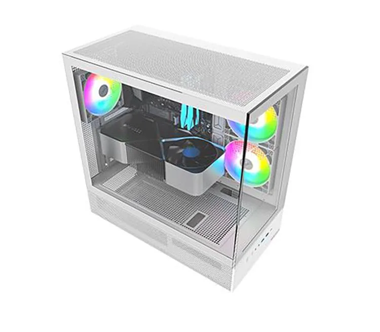 PRC PRC ARTICWHITE1 Gaming PC Ryzen 7 5700X RTX 4060 16GB DDR4 1TB NVME 240mm ARGB Liquid Cooling — photo du produit