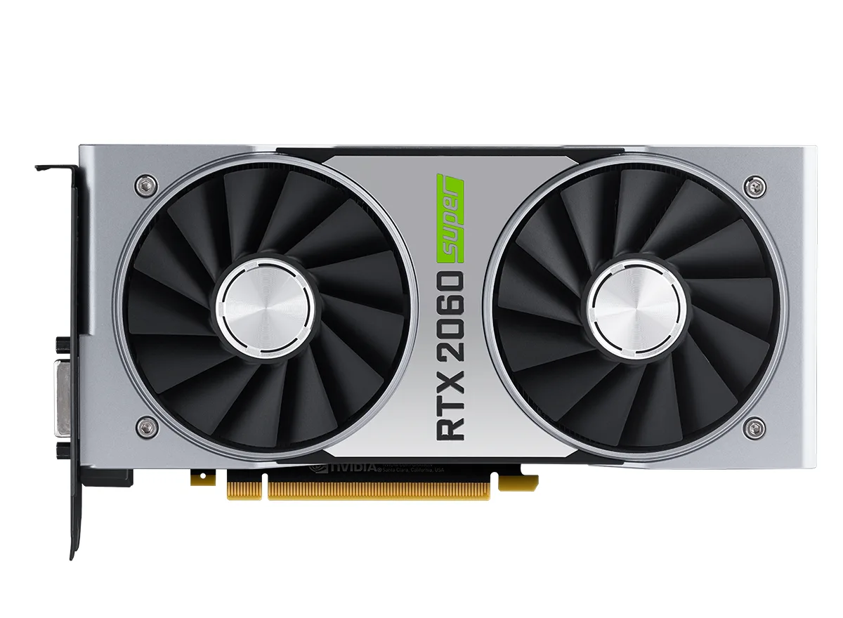 NVIDIA NVIDIA 900-1G160-2565-000 GeForce RTX 2060 Super Founders Edition 8GB GDDR6 graphics card — photo du produit