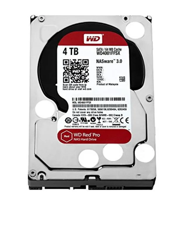 Western Digital Western Digital WD4001FFSX 4TB 3.5" 7200 RPM SATA internal hard drive — ürün fotoğrafı