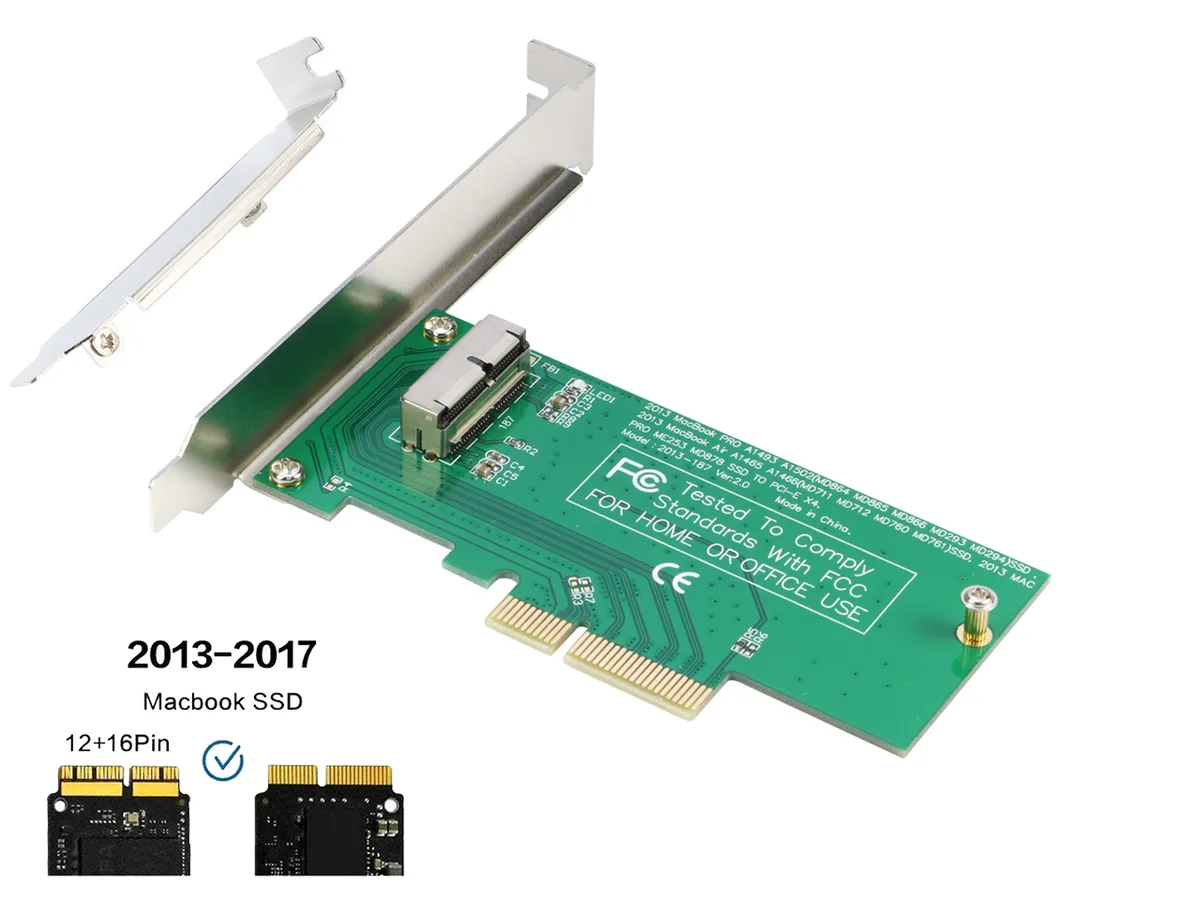 RIITOP RIITOP A1465 PCIe SSD adapter expansion card — ürün fotoğrafı