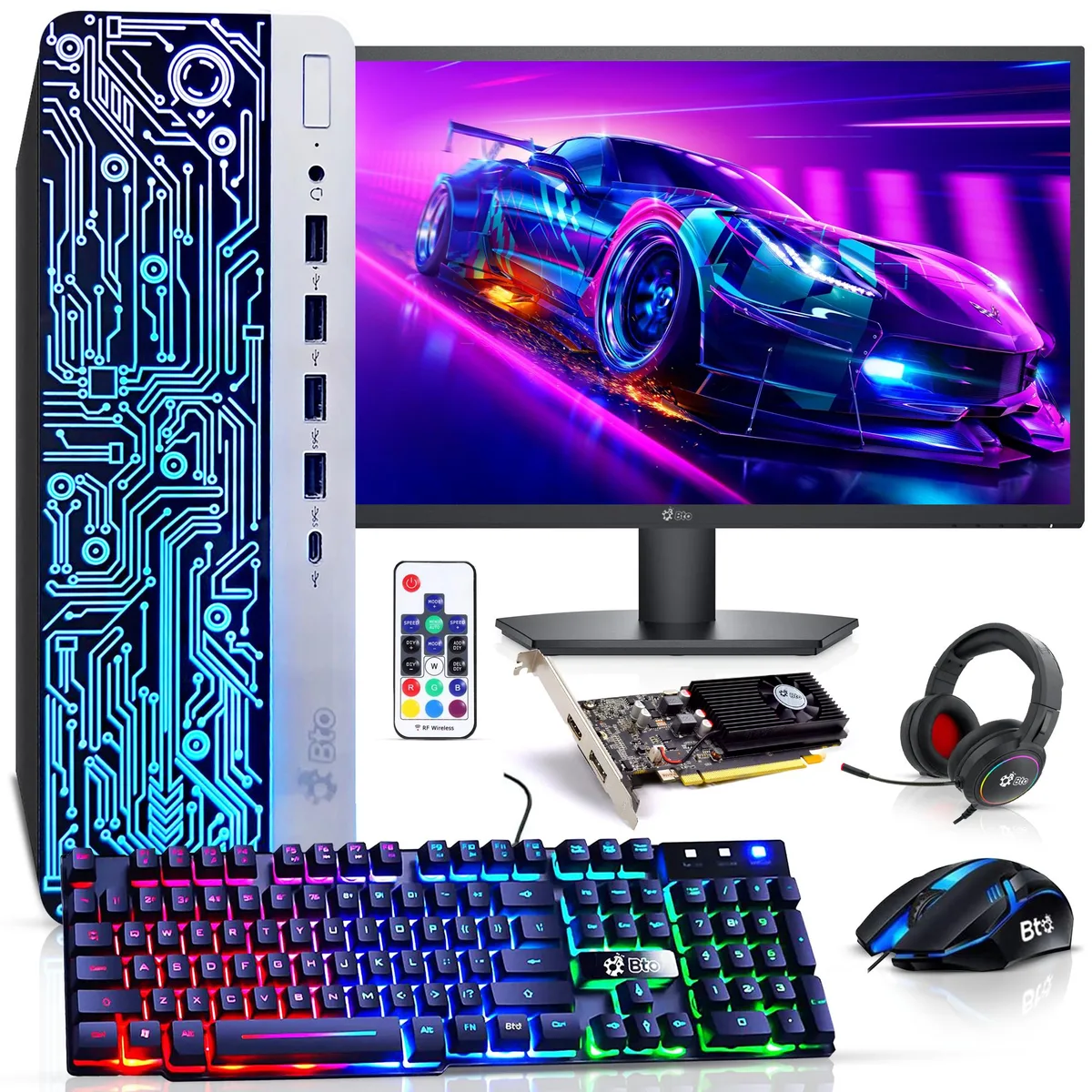 BTO BTO BX2 desktop PC i7-6700 3.40GHz 16GB DDR4 512GB Radeon RX 550 4GB — photo du produit