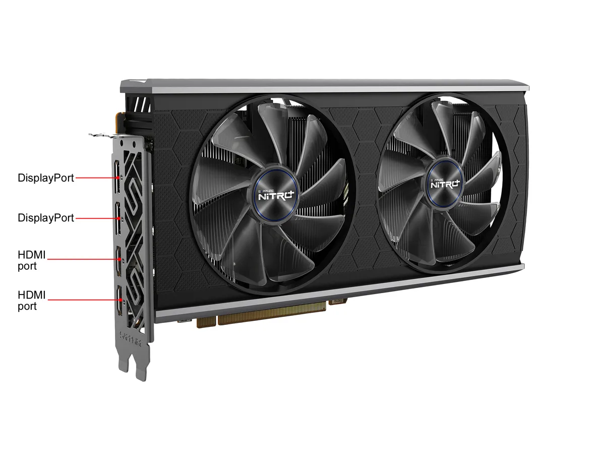 Sapphire Tech Sapphire Tech 100418NT+8GSEL Radeon RX 5500 XT 8GB graphics card — photo du produit