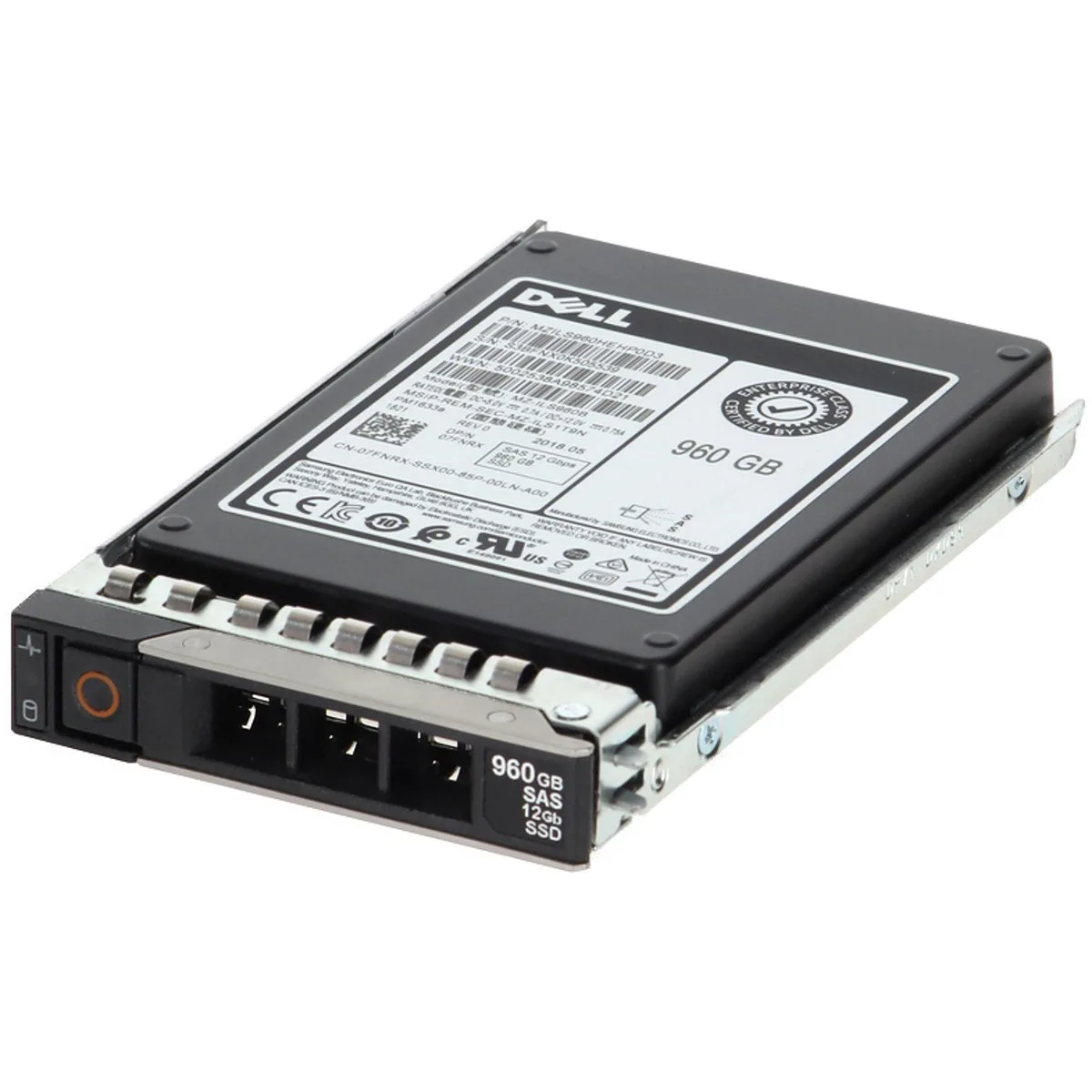 DELL DELL 960GB 12Gbps SAS 2.5 enterprise SSD PM1633a 7FNRX — productfoto
