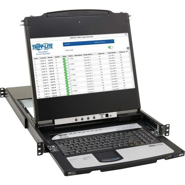 Tripp Lite Tripp Lite B030DP0817DIP 8-Port DisplayPort KVM Switch Console 17-inch rack server — produktbilde