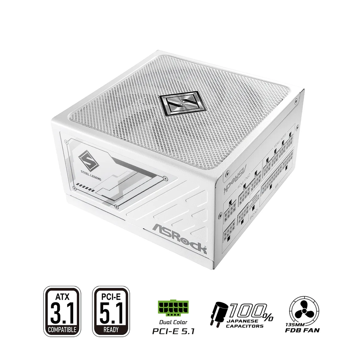 ASRock ASRock SL-850GW 850W ATX3.1 power supply — product photo