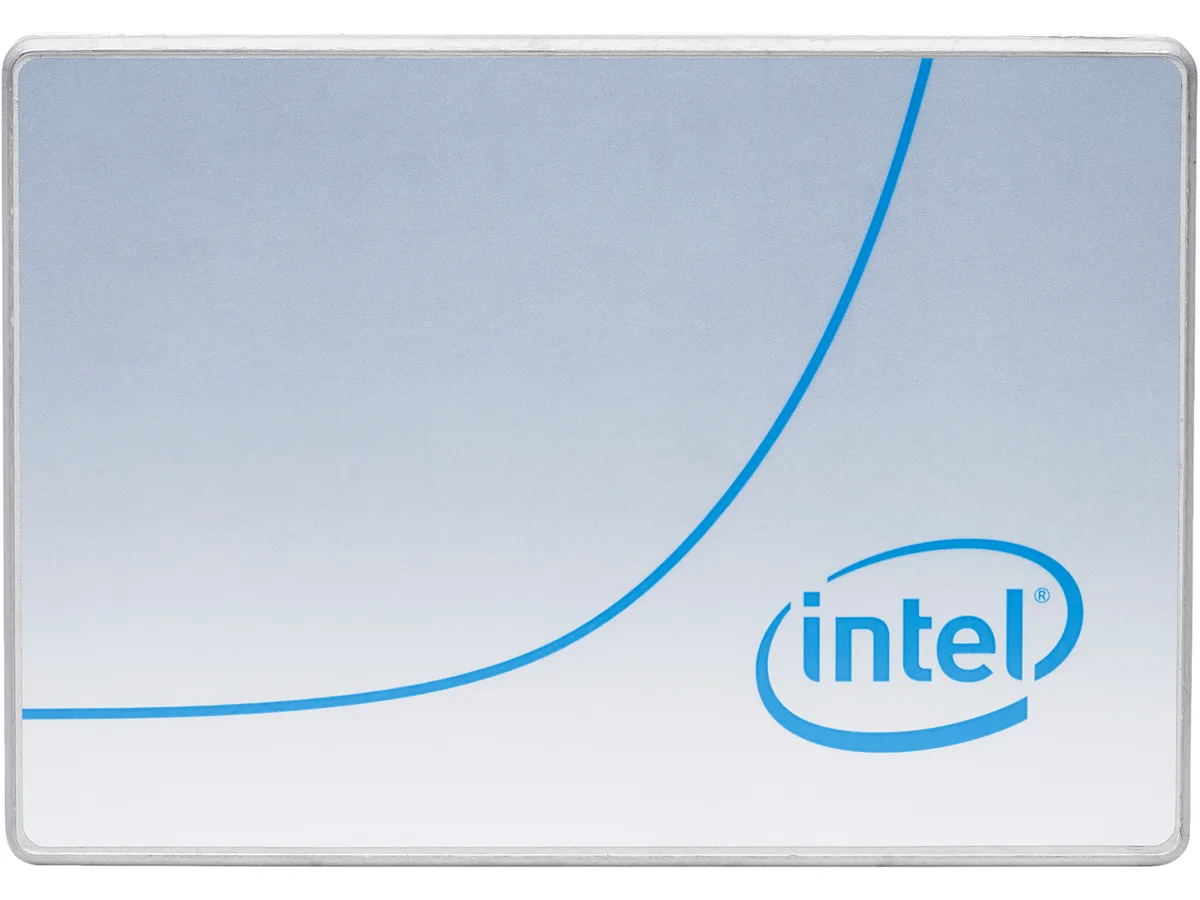 Silver 2.5 inch U.2 enterprise SSD with gold edge connector