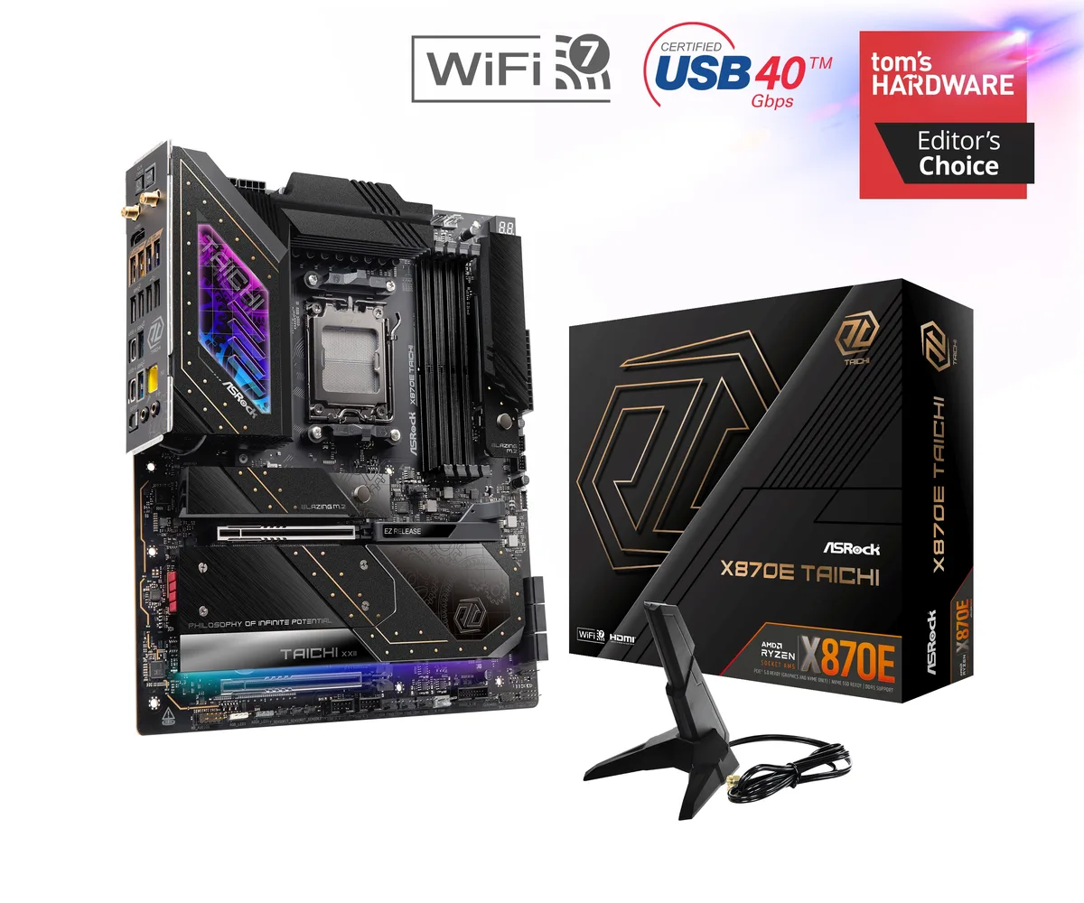 ASRock ASRock X870E Taichi AMD motherboard — product photo