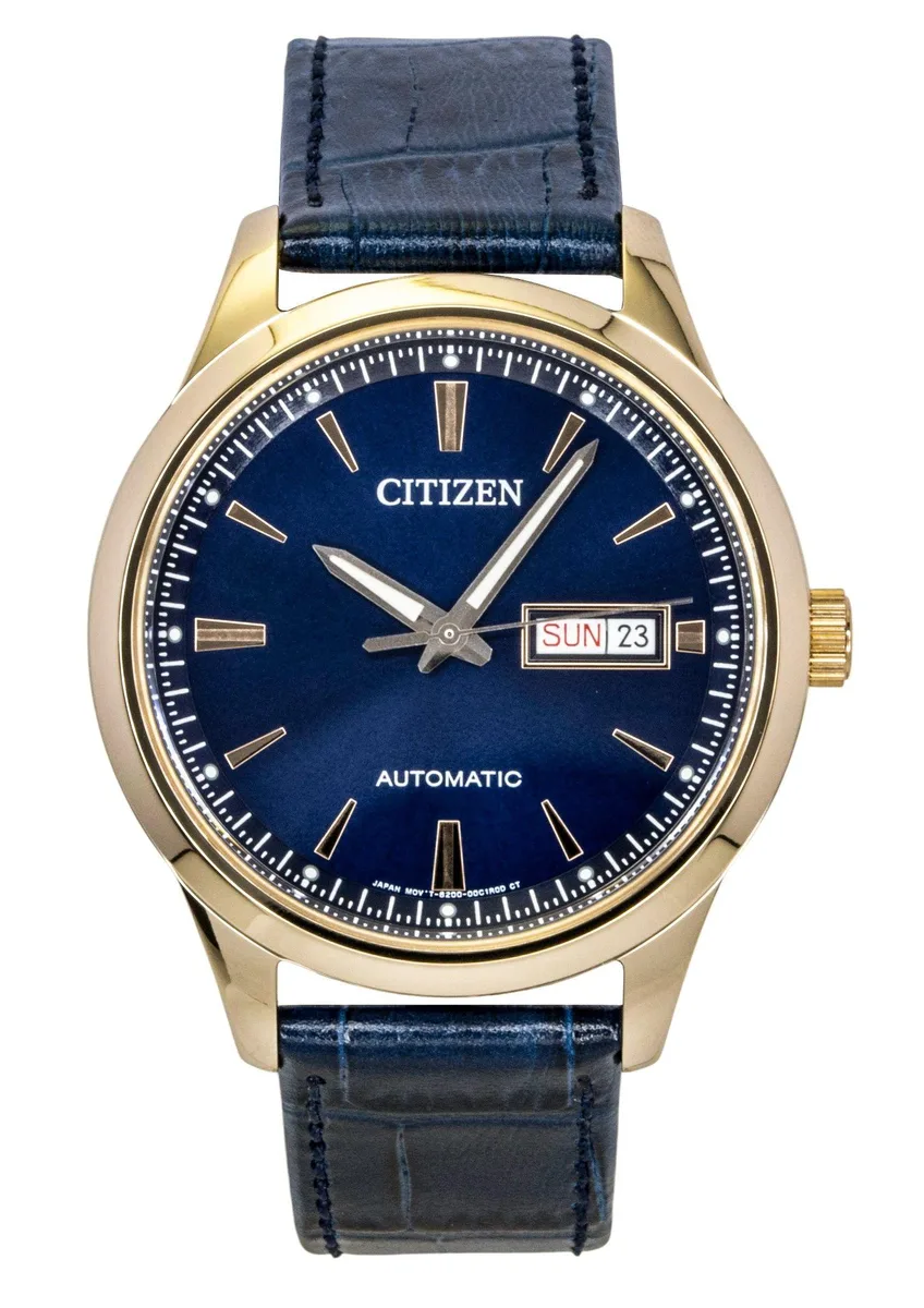 Citizen Citizen Tsuyosa Blue Dial Automatic 40 mm Leather Strap NY4063-01L — product photo