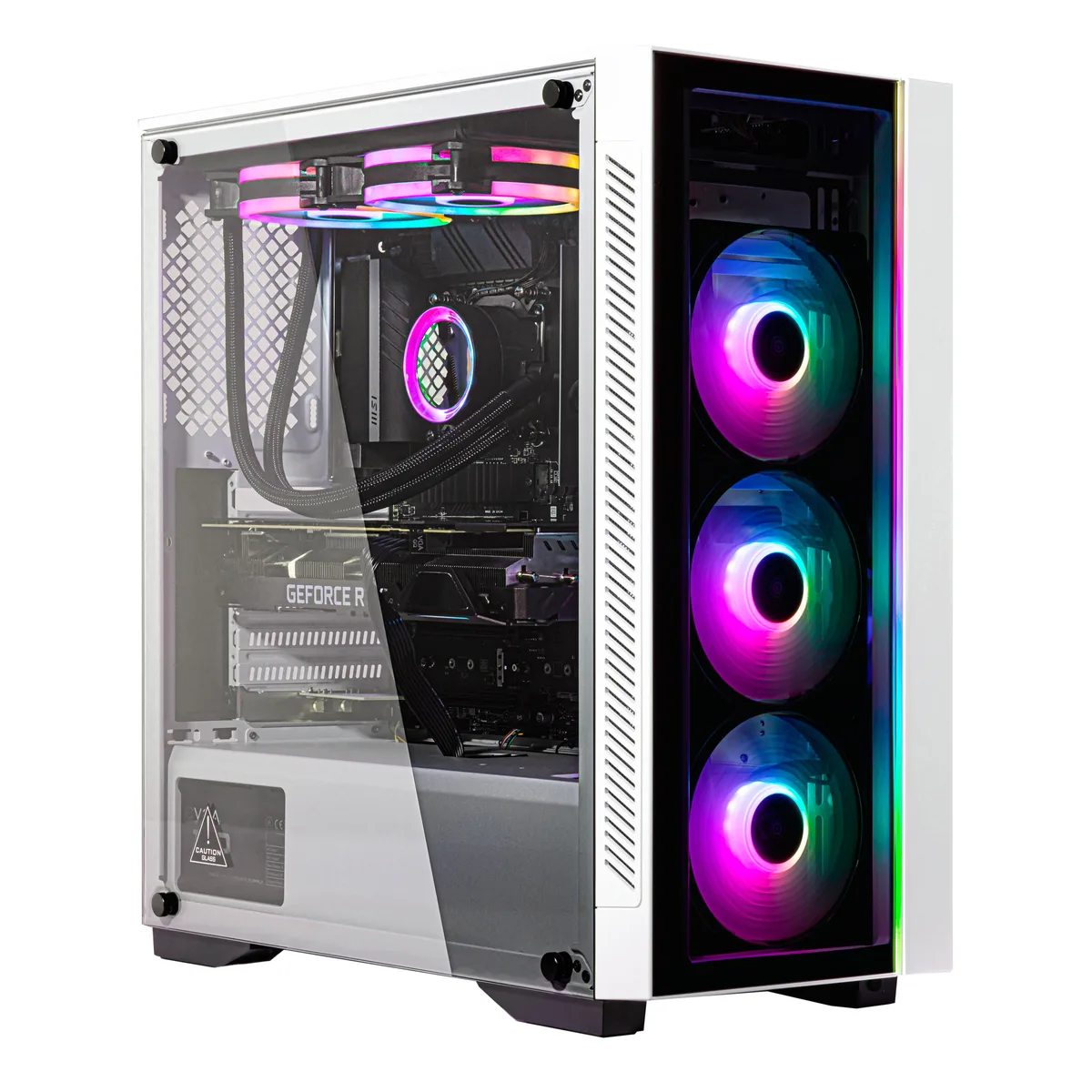 Velztorm Velztorm Novux i5-12600K RTX 3060 Ti 64GB DDR5 2TB White — photo du produit