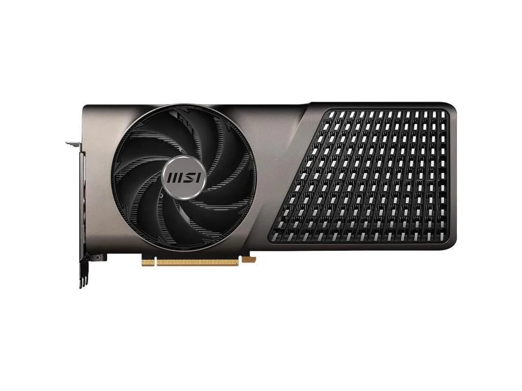 MSI GeForce RTX 4080 SUPER 16G EXPERT graphics card in dark finish with triple fans