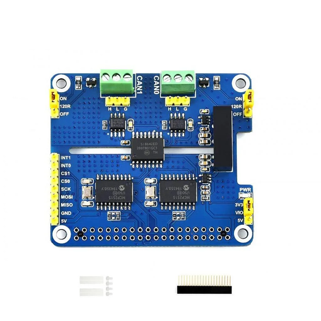 LORDWORLD LORDWORLD 2-Channel Isolated CAN Bus HAT MCP2515 SN65HVD230 — produktfoto