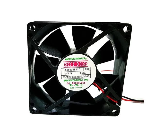 Zyvpee Zyvpee MA8025E12D FSR 80×25 mm 12 V 0.30 A sleeve bearing case fan — foto produk
