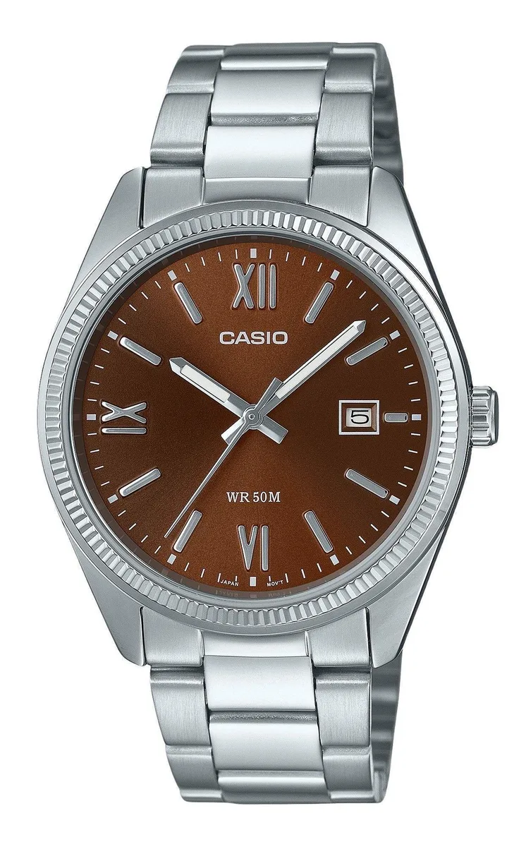 CASIO CASIO MTP-1302DD-5AV Analog Watch Brown Dial 38.50 mm 50m — product photo