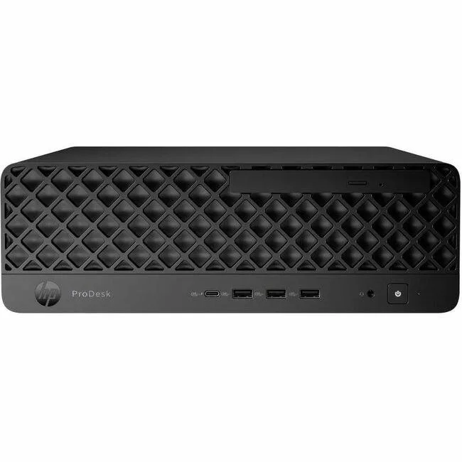 Small black desktop tower, compact form factor