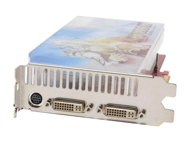 MSI GeForce 7600 GT graphics card with dual-slot cooler and PCI Express x16 connector