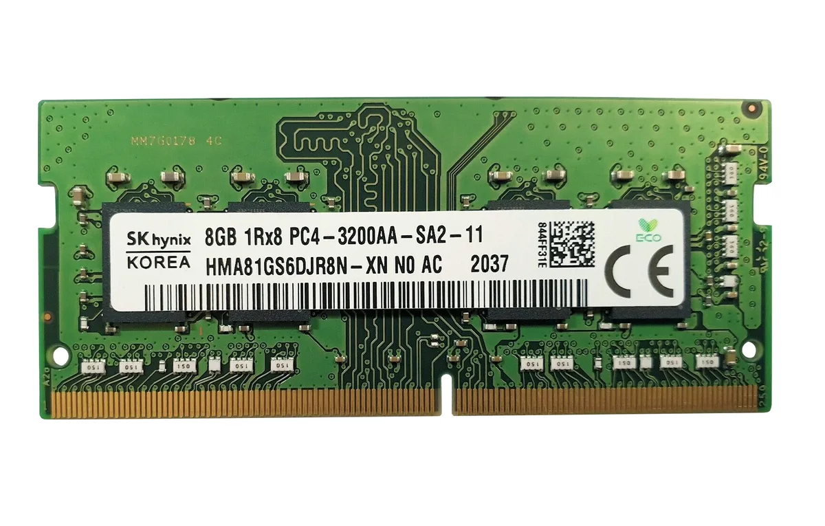 SK hynix SK hynix HMA81GS6DJR8N-XN 8GB DDR4-3200 CL22 SO-DIMM laptop RAM — ภาพสินค้า