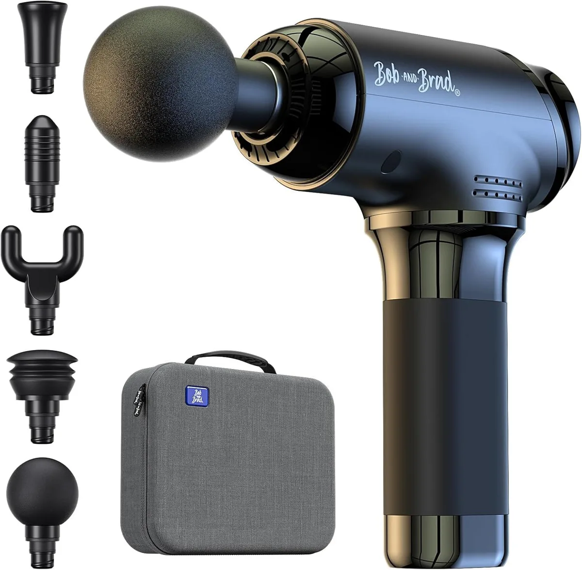 Bob and Brad Bob and Brad QL/DMS.T2-C Massage Gun 10mm Amplitude 45 lbs Stall Force — foto produk