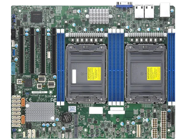 Supermicro Supermicro MBD-X12DPL-NT6-O server motherboard dual LGA-4189 8 DDR4 3200 — produktfoto