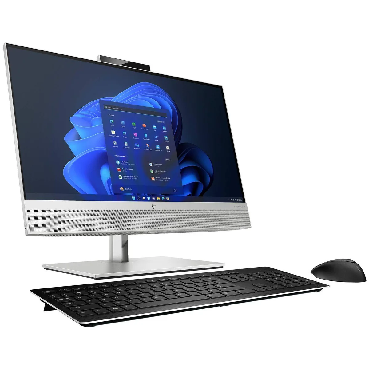 HP HP EliteOne 800 G6 24" i5-10500 16GB 256GB NVMe Win 11 Pro B Grade Silver — ภาพสินค้า