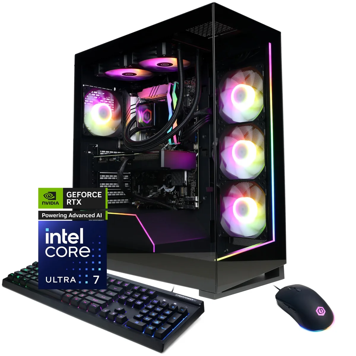 CyberpowerPC CyberpowerPC GXL70250 gaming PC Intel Core Ultra 7 265KF 32GB DDR5 RTX 5070 2TB NVMe — foto del prodotto