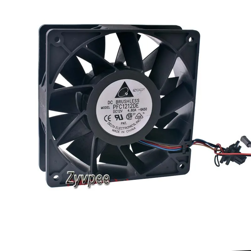Zyvpee Zyvpee PFC1212DE 120x38mm 12V 4.8A 2 Ball PWM case fan — ภาพสินค้า