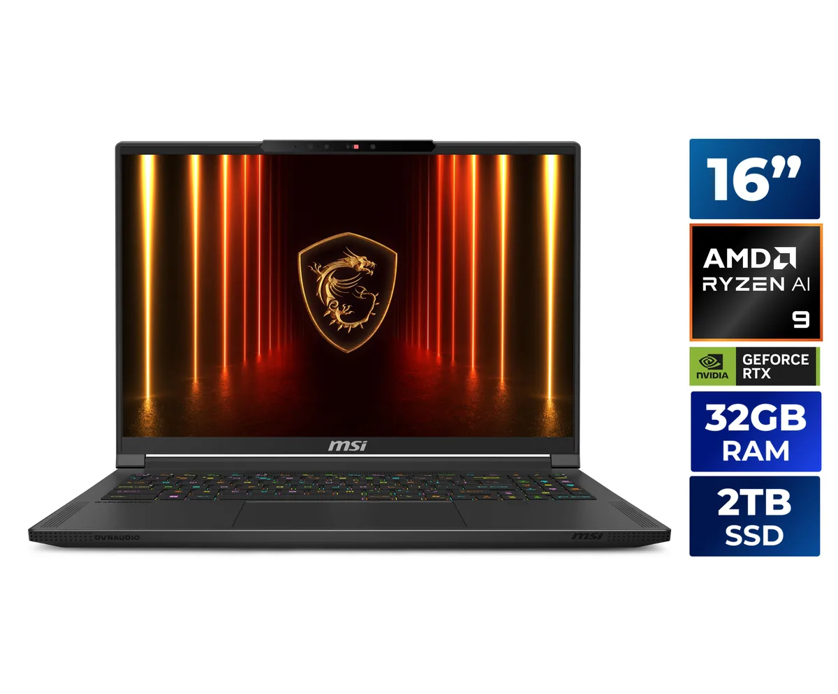 MSI MSI Stealth A16 AI+ A3XWIG-076US gaming laptop — product photo