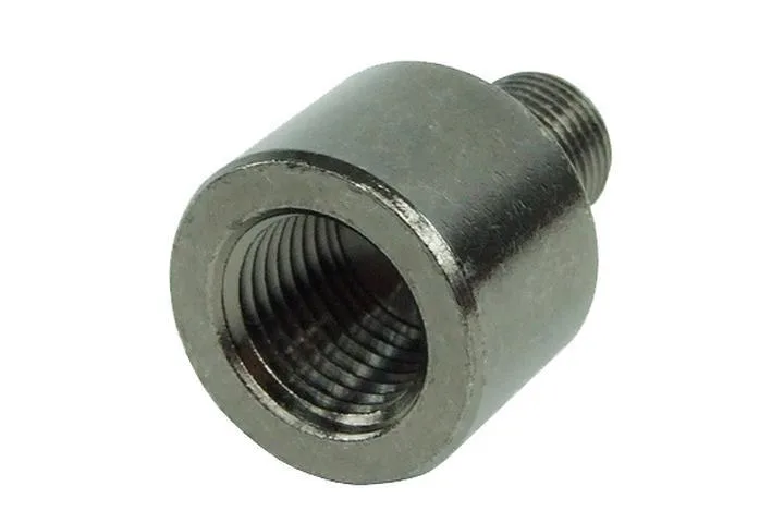Black nickel adaptor fitting with G1/8 to G1/4 threads