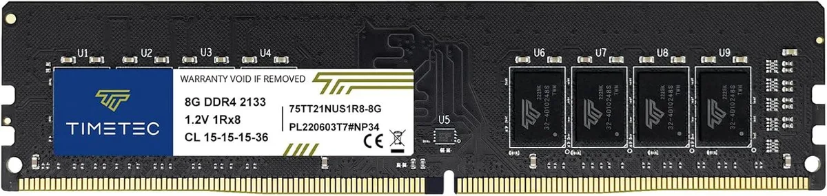 Timetec Timetec 8GB DDR4 2133MHz CL15 1.2V UDIMM desktop RAM — product photo