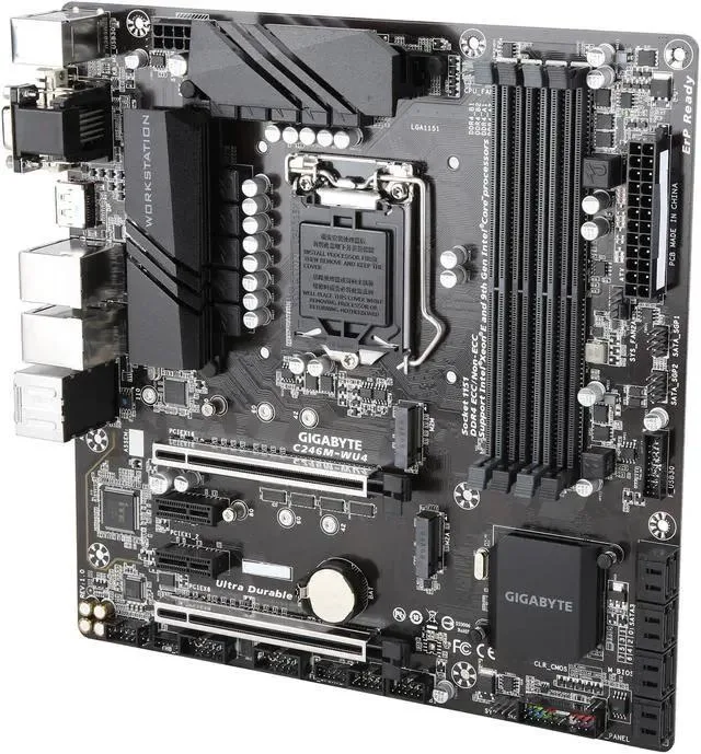GIGABYTE GIGABYTE C246M-WU4 Intel motherboard — product photo
