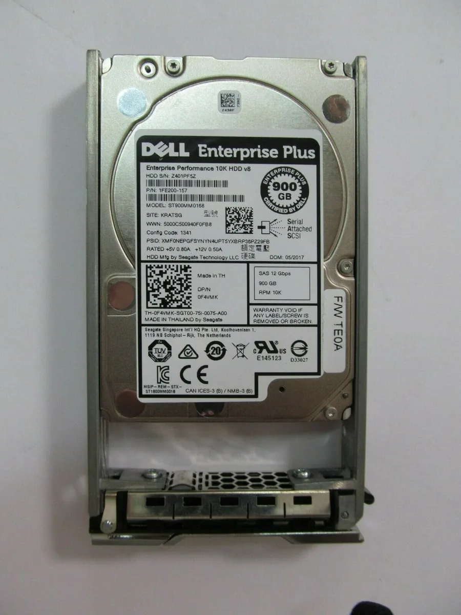 DELL DELL ST900MM0168 900GB 10K 12G SAS 2.5" internal hard drive — 제품 사진
