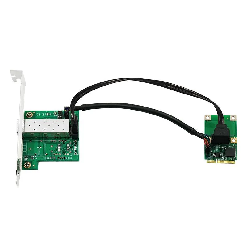 LR-LINK LR-LINK LRES2204PF-SFP Mini PCIe Single Port Gigabit SFP network card — ürün fotoğrafı