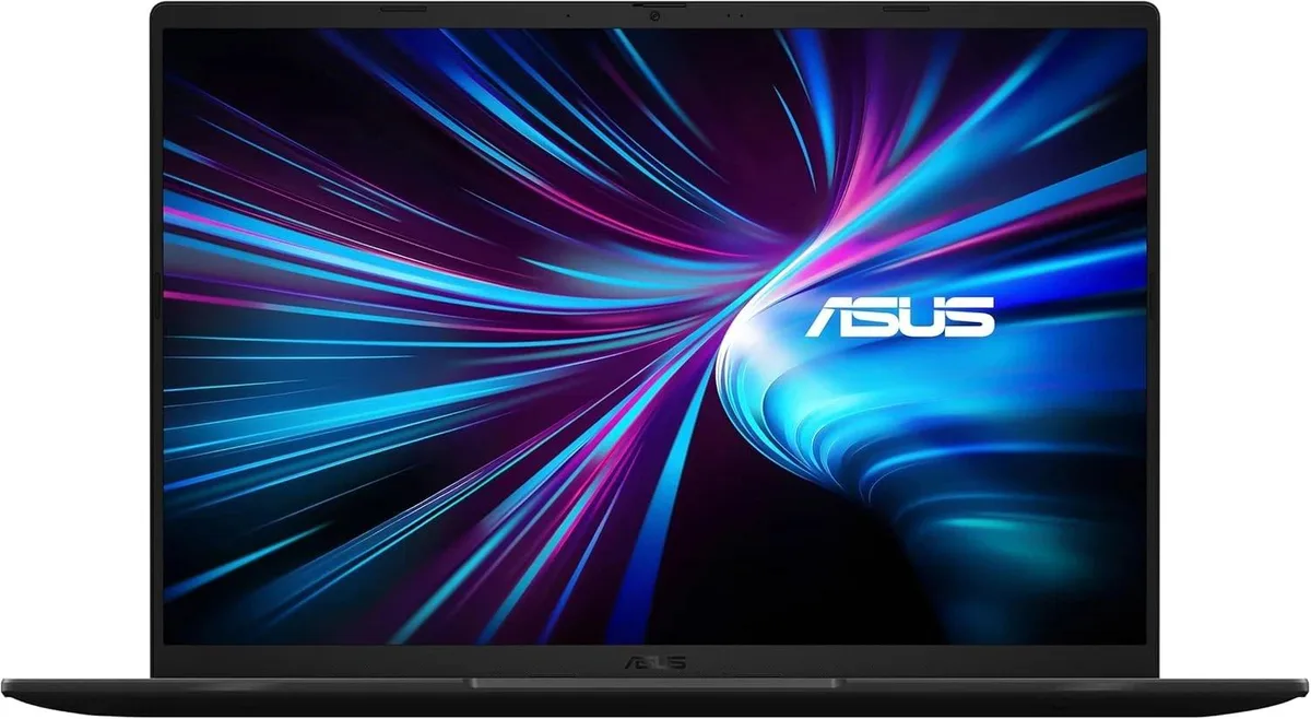 Black 16 inch laptop with 0.71 inch profile and 144Hz screen