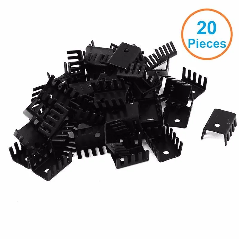 EN-Labs EN-Labs 20pcs 19x15x10mm TO-220 Aluminium Heatsink diy cooling — product photo