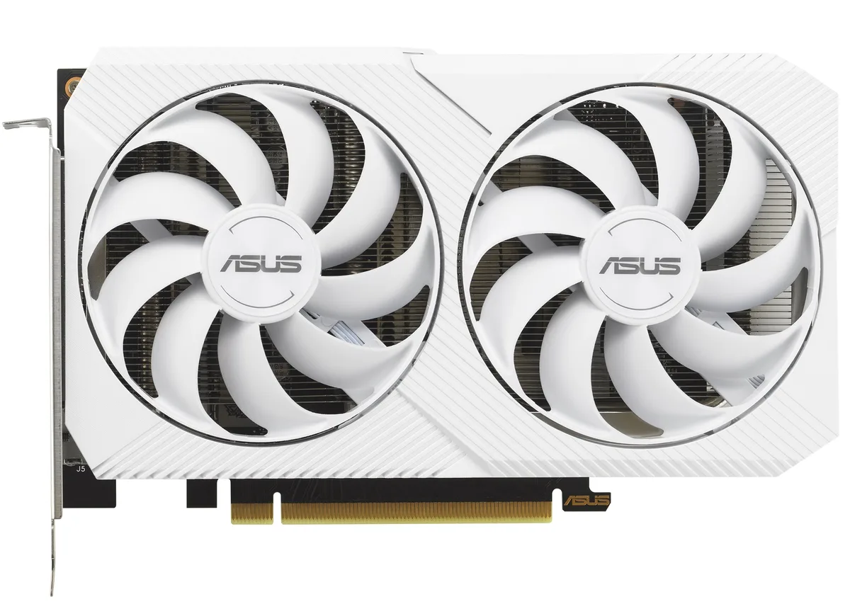 ASUS ASUS DUAL-RTX3060-O8G-WHITE graphics card — product photo