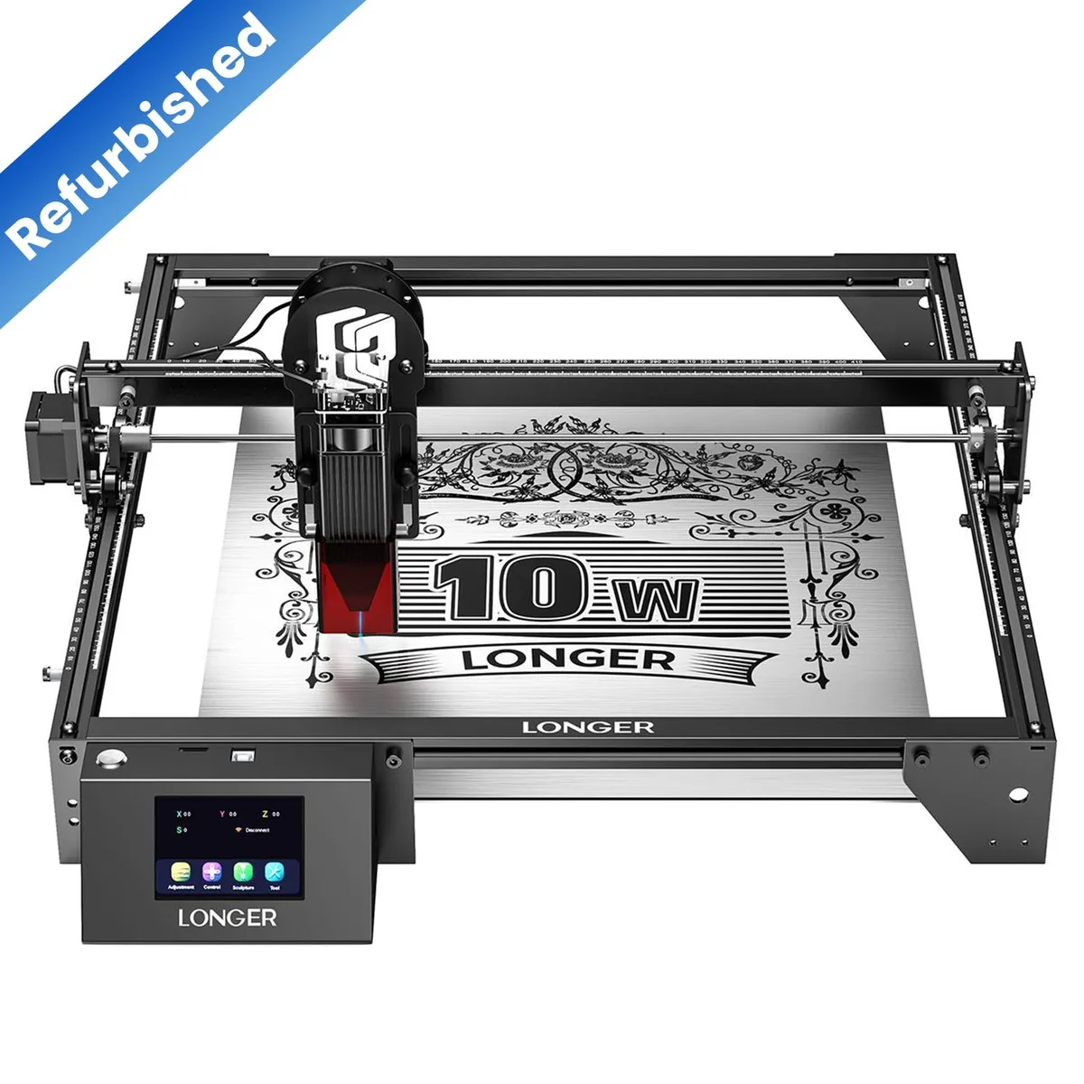 LONGER LONGER RAY5 10W Laser Engraver REFURBI 15.7in 400x400mm — preces foto