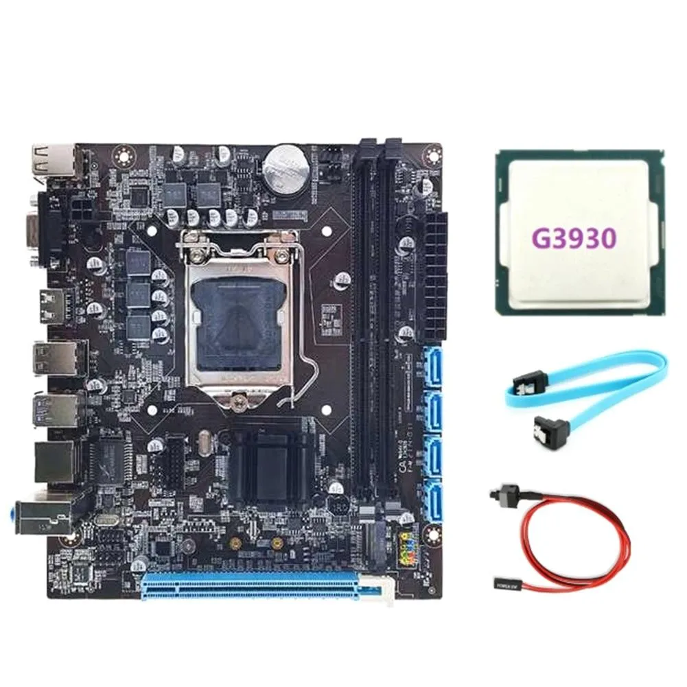 YINGHUA YINGHUA H110 Server Motherboard LGA1151 G3930 CPU — product photo
