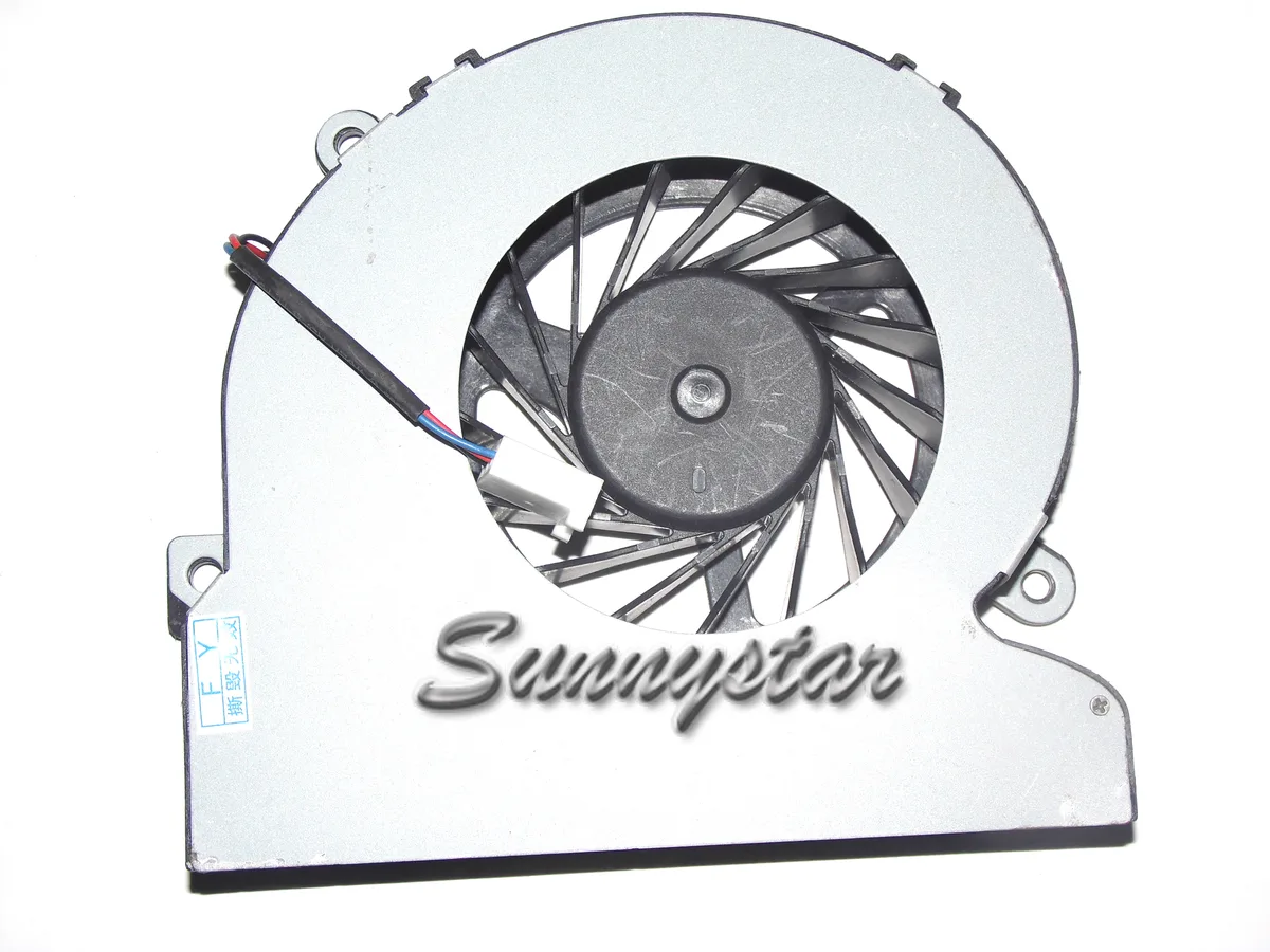 Compact blower fan, two-tone finish, three-pin connector