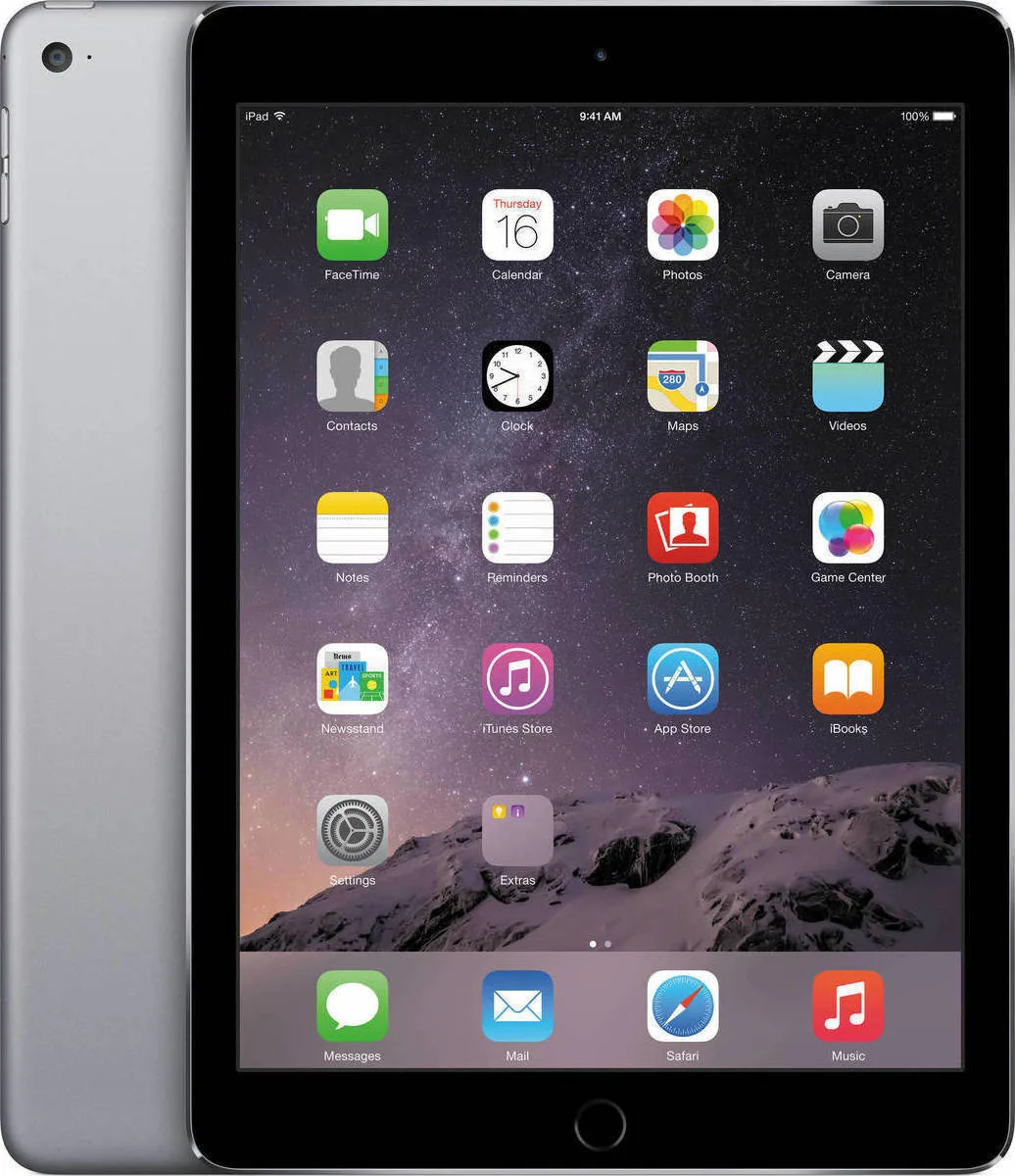 Apple Apple iPad Air 2 32GB Wifi 9.7" Space Gray MNV22LL/A A1566 tablet — صورة المنتج