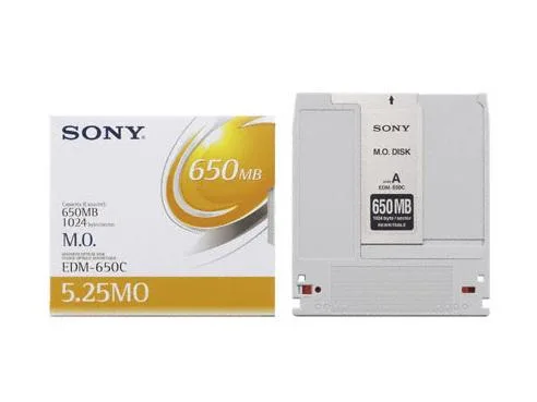 Sony Sony EDM650CWW 5.25" MO backup media 650MB 1 pack — foto produk