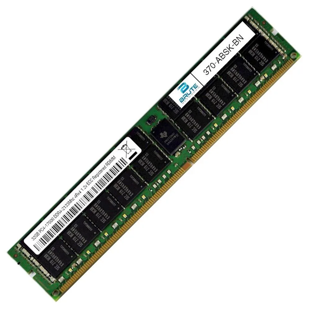 Brute Networks Brute Networks 32GB DDR4-2133 ECC Registered 4Rx4 1.2V 288-Pin Server RAM — photo du produit